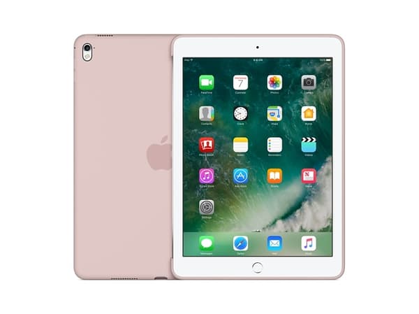 Apple - Bagsidecover til nettbrett - silikon - rosa sand - 9,7" - for 9,7-tommers iPad Pro