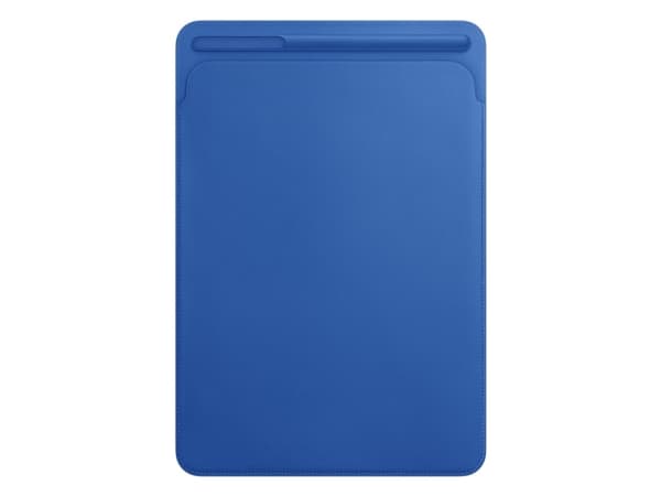 Apple - Beskyttelsesmuffe for nettbrett - lær - elektrisk blå - 10.5"
