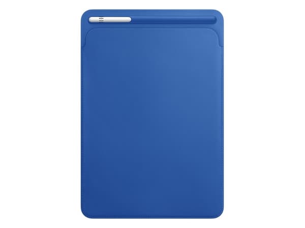 Apple - Beskyttelsesmuffe for nettbrett - lær - elektrisk blå - 10.5"
