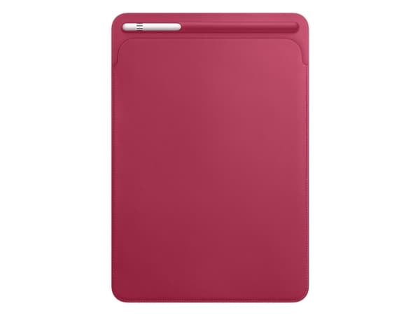 Apple - Beskyttelsesmuffe for nettbrett - lær - fuksiarosa - 10.5"