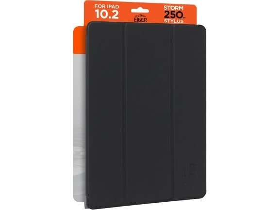 Eiger Storm Stylus 250m deksel iPad 10.2 (2019-21) svart