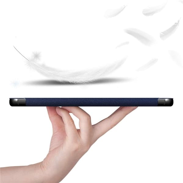 Tri-fold fodral med stativfunktion för Galaxy Tab S7 Plus 12,4", Blå
