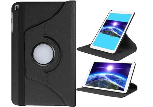 Etui til Samsung A7 T500 10.4"", Roterbar 360°, Sort
