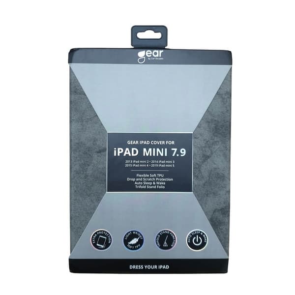 Gear iPadfodral Grå iPad Mini 7,9" 2019 plats för Apple Pencil