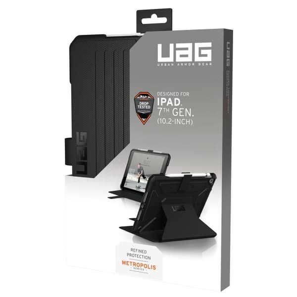 UAG iPad 10.2", Metropolis, Black, BULK