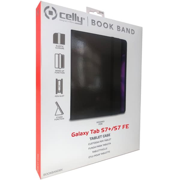 Celly BookBand Booklet Galaxy Tab S8+ / S7+ / S7 FE