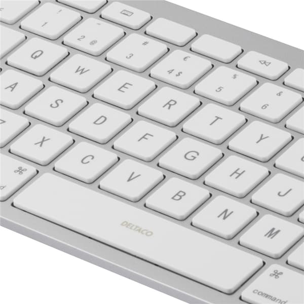 DELTACO lightning-tastatur til iOS-enheder, MFi, 0,4m, nordisk la