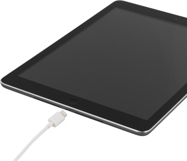DELTACO lightning-tastatur til iOS-enheder, MFi, 0,4m, nordisk la