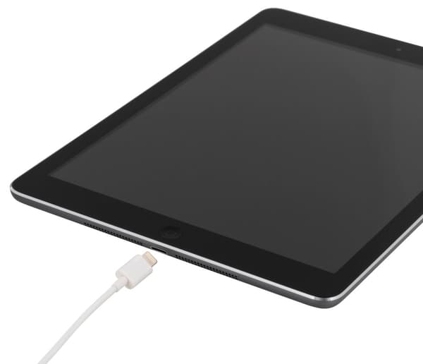 DELTACO lightning-tastatur til iOS-enheder, MFi, 0,4m, nordisk la