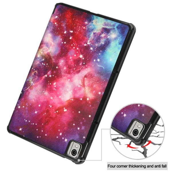 Nokia T21 Trifold Stand Sleep Wake Tablet Cover Case - Galaxy