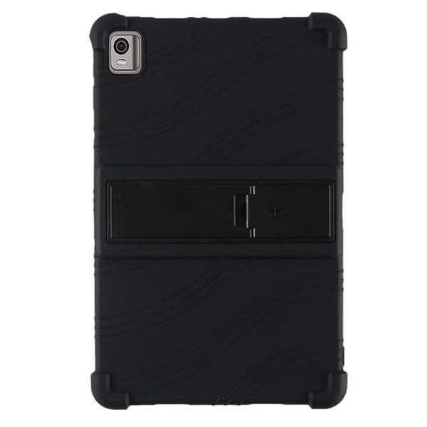 Nokia T21 Soft Silicone Beskyttende Tabletetui Cover - Sort