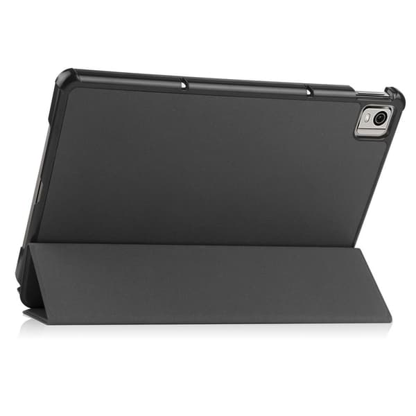 Nokia T21 Tri-fold Stand Wake/Sleep Cover Tablet-kotelo - Musta