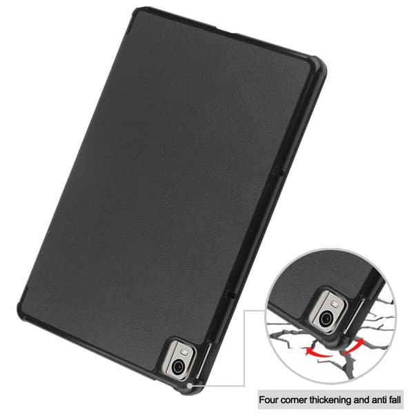 Nokia T21 Tri-fold Stand Wake/Sleep Cover Tablet-kotelo - Musta