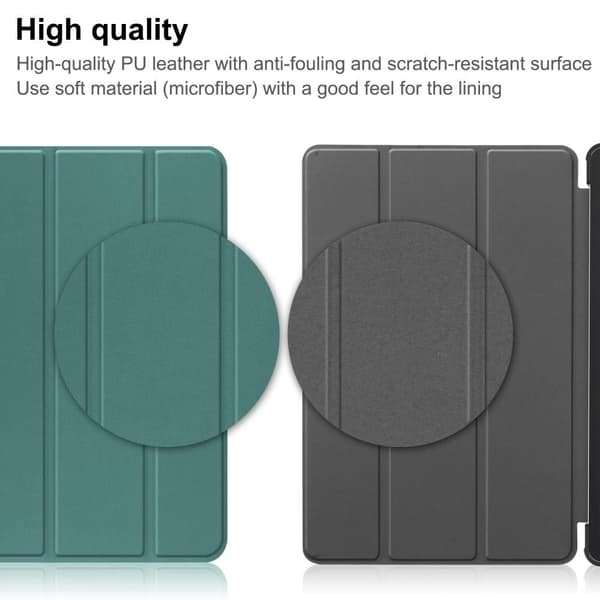 Nokia T21 Tri-fold Stand Wake/Sleep Cover Tablet-kotelo -