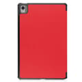 Pikkukuva 7 / 11: Nokia T21 Tri-fold Stand Wake/Sleep Cover Tablet-kotelo - Punainen