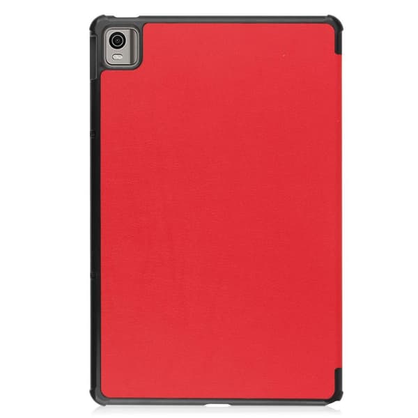 Nokia T21 Tri-fold Stand Wake/Sleep Cover Tablet-kotelo - Punainen
