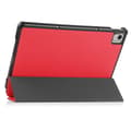 Pikkukuva 2 / 11: Nokia T21 Tri-fold Stand Wake/Sleep Cover Tablet-kotelo - Punainen
