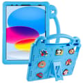 Miniatyrbild 1 av 9: Apple iPad 10.9 2022 Gen 10 EVA Foam Stand Skal Fodral - LjusBlå