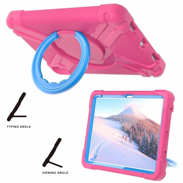 Heavy Duty Armor skal till iPad 10.9 2022 Gen 10 - Rosa