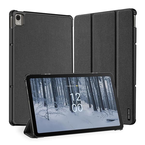 DUX DUCIS Trifoldet Stand til Nokia T21 - Sort