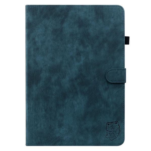 Til Nokia T21 Taske Imprintet Cute Tiger Tablet Cover Kortholder - Blå