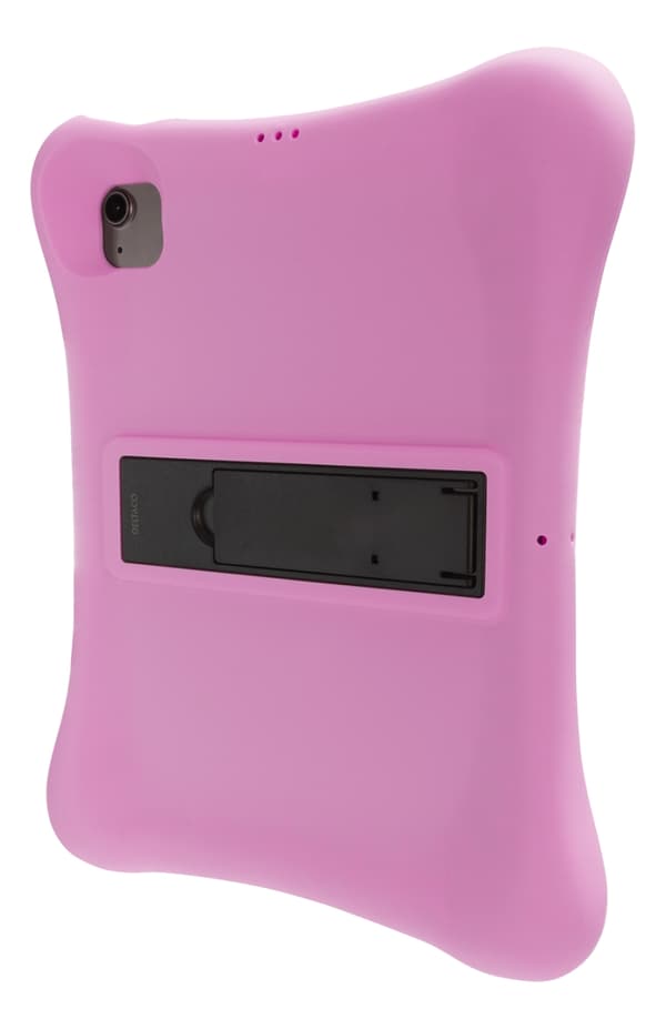 DELTACO silicone case iPad Air 10.9" 4/5gen/Pro 11" 2/3gen, stand,pink