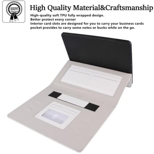 För iPad 10.9 2022 Gen 10 Vikbart fodral - Vit