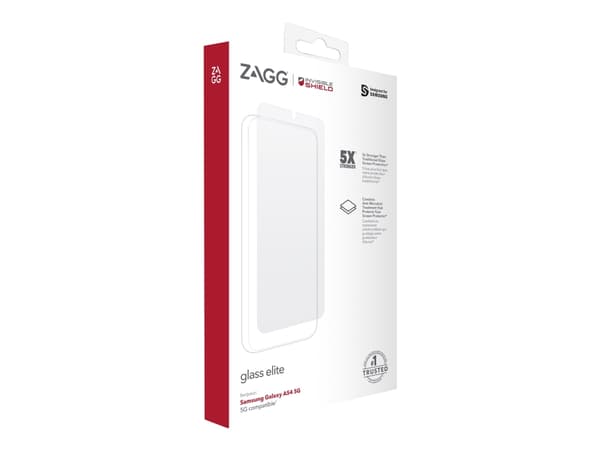 ZAGG InvisibleShield Glass Elite - Skärmskydd för mobiltelefon - lämplig för fodral - glas - för Samsung Galaxy A54