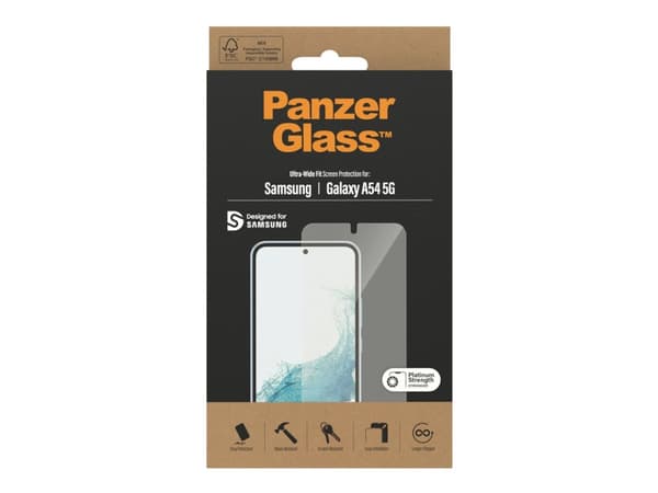 PanzerGlass™ | Skjermbeskytter - Ultra-Wide Fit | Samsung® Galaxy A54 5G