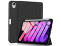 Miniatyrbilde 2 av 4: eSTUFF Miami - Lommebok for nettbrett - polykarbonat, polyuretanlær, termoplast-polyuretan (TPU) - svart, blank - for Apple iPad mini (6. generasjon)