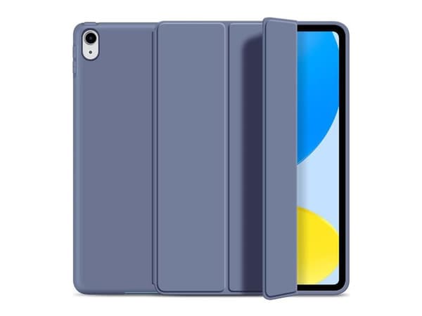 eSTUFF Denver - Lommebok for nettbrett - polyuretan, bløt termoplastpolyuretan (TPU) - purpur - for Apple 10.9-inch iPad (10. generasjon)