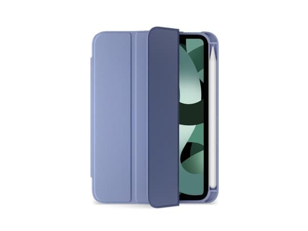 eSTUFF Miami - Lommebok for nettbrett - polykarbonat, polyuretanlær, termoplast-polyuretan (TPU) - purpur, blank - for Apple 10.9-inch iPad (10. gene