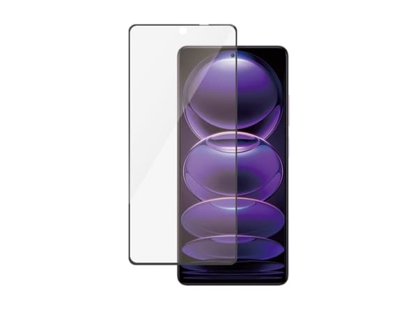 PanzerGlass - Skärmskydd för mobiltelefon - ultrabred passning - glas - ramfärg svart - för Xiaomi Redmi Note 12 Pro 5G, Note 12 Pro+ 5G