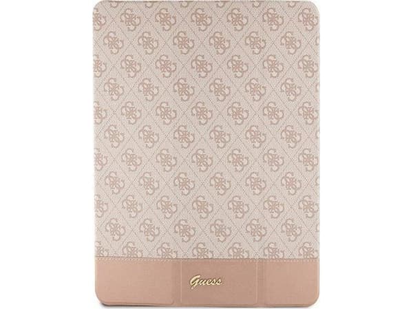 Guess Tablet Case Guess GUFCP12PS4SGP Apple iPad Pro 12.9 2020/2021/2022 (4., 5. ja 6. sukupolvi) vaaleanpunainen/vaaleanpunainen 4G Stripe Allover