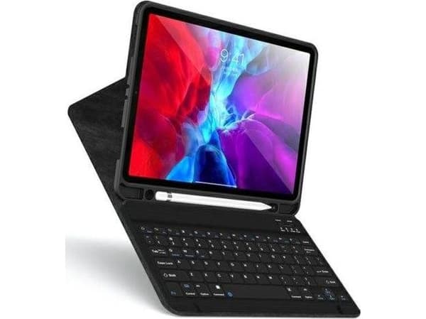 Usams USAMS Winro-fodral med tangentbord iPad Pro 11" sort fodral-svart tangentbord/svart lock-svart tangentbord IP011YRXX01 (US-BH645)