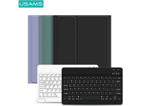 Usams USAMS Winro-fodral med tangentbord iPad Pro 11" sort fodral-svart tangentbord/svart lock-svart tangentbord IP011YRXX01 (US-BH645)