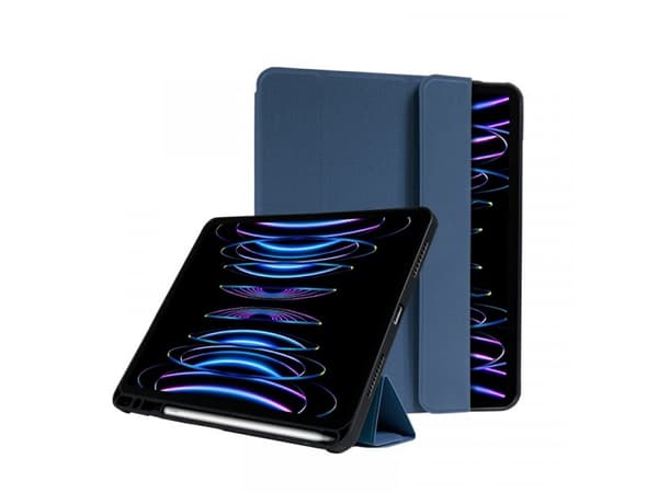 Etui na tablet Crong Crong FlexFolio Etui iPad Pro 11 (2022-2021) / iPad Air 10.9 (5-4 gen.) z funkcją Apple Pencil (niebieski)