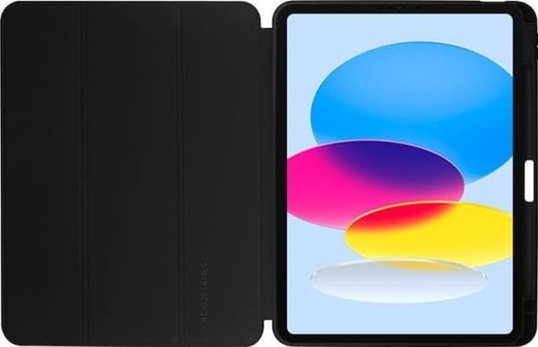 Crong Crong PrimeFolio iPad 10.9 (2022) -tablettikotelo jalustalla ja Apple Pencil -latauksella (musta)