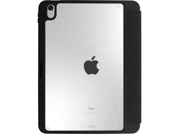 Crong Crong PrimeFolio iPad 10.9 (2022) -tablettikotelo jalustalla ja Apple Pencil -latauksella (musta)