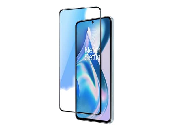 Screenor Premium New Full Cover - Skjermbeskyttelse for mobiltelefon - glass - rammefarge svart - for OnePlus Nord CE 3 Lite 5G