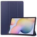 Miniatyrbild 1 av 9: Samsung Galaxy Tab S7 Plus/S8 Plus 12.4 Fodral Tri-fold Blå