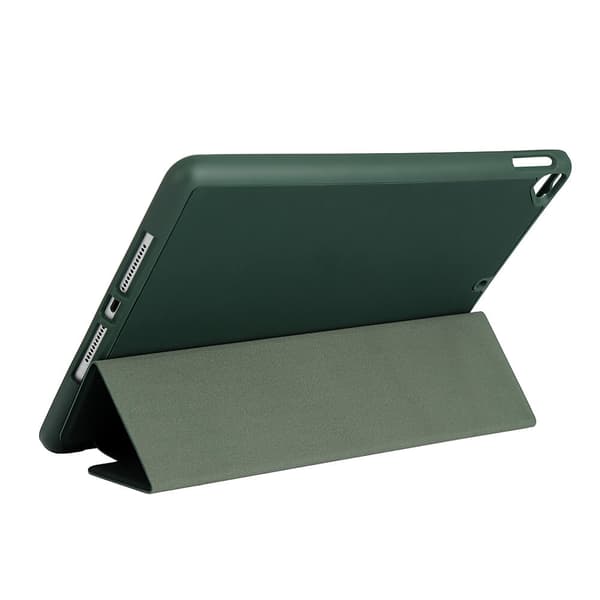 GEAR Cover Penpocket Soft Touch Green iPad 10,2" 2019/20/21 & Air 10,5" 2019