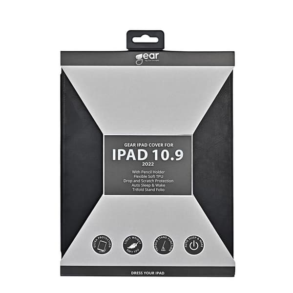 GEAR Tablet Cover Pencilpocket Sort - iPad 10,9" 10th Gen 2022