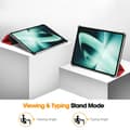 Miniatyrbild 6 av 10: Slim Fit Cover Fodral För OnePlus Pad Auto Wake / Sleep - Röd