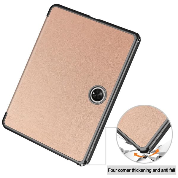 Til OnePlus Pad Trifoldet Stand Wake/Sleep Cover Tablet-etui - Rose Gold
