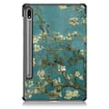 Miniatyrbild 10 av 10: Samsung Galaxy Tab S7 Plus/S8 Plus Fodral Tri-fold Körsbärsblommor