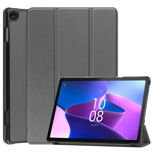 Lenovo Tab M10 (3rd gen) Fodral Tri-fold Grå