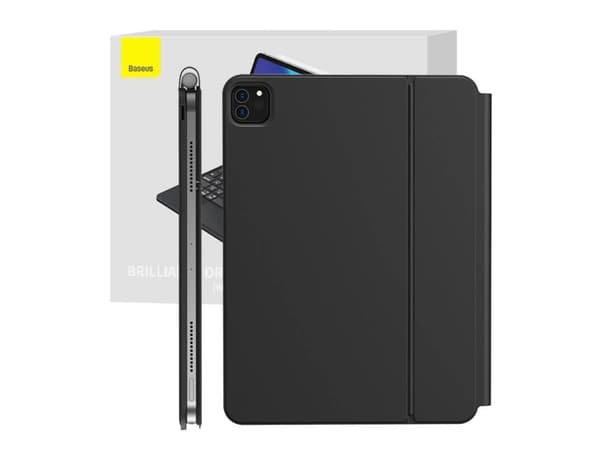 Baseus Brilliance Keyboard Deksel for Ipad Pro 12,9" (2018/2020/2021) (grå)