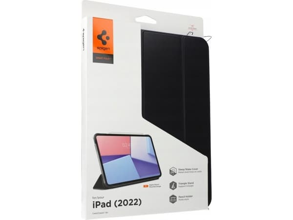 Spigen Smart Fold, Folio, Apple, iPad 10.9-inch 2022 (10th Gen), 27,7 cm (10.9")