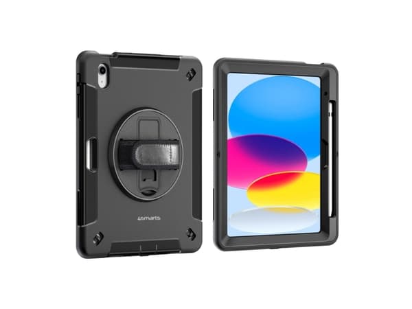 4smarts Rugged Case Grip, Suojus, Apple, iPad 10.9 10th Gen.(2022)/A2757, A2777, 27,7 cm (10.9"), 350 g
